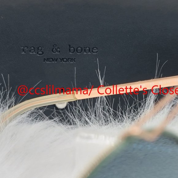 rag & bone 59 mm Round Metal Aviator Sunglasses - Picture 12 of 14